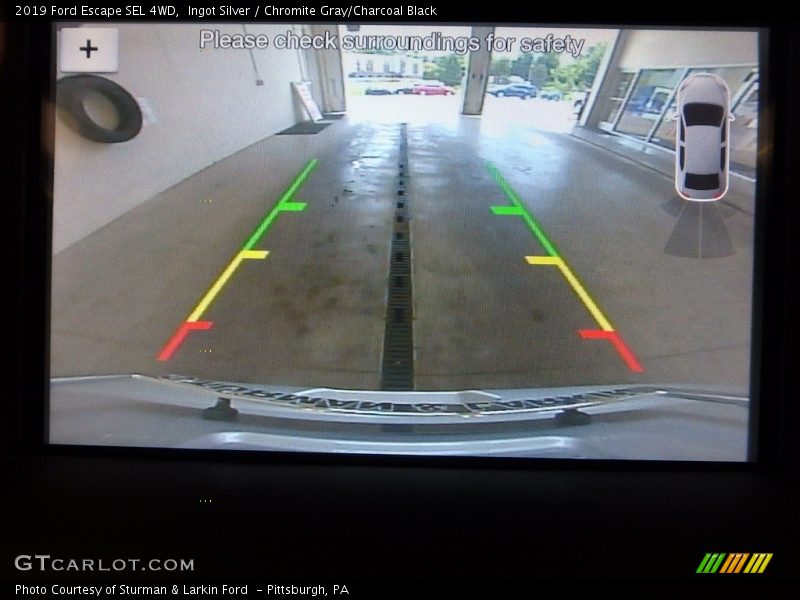 Ingot Silver / Chromite Gray/Charcoal Black 2019 Ford Escape SEL 4WD