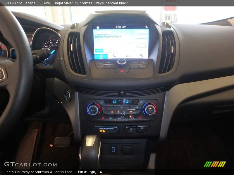 Ingot Silver / Chromite Gray/Charcoal Black 2019 Ford Escape SEL 4WD