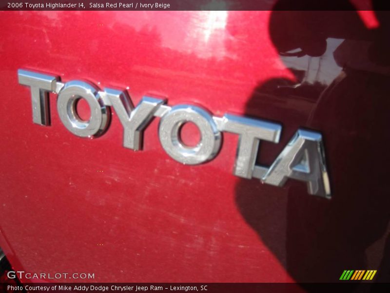 Salsa Red Pearl / Ivory Beige 2006 Toyota Highlander I4