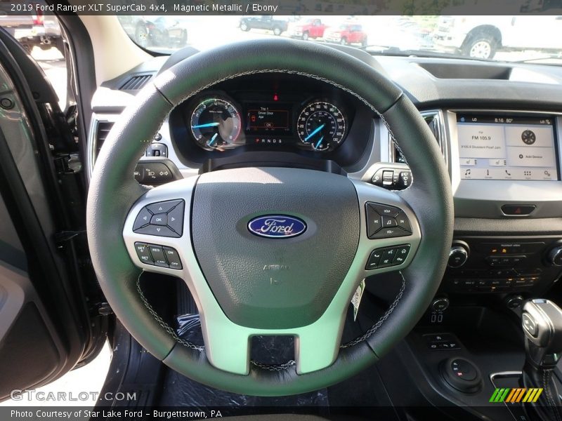 Magnetic Metallic / Ebony 2019 Ford Ranger XLT SuperCab 4x4