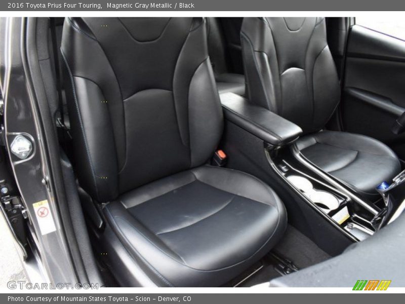 Magnetic Gray Metallic / Black 2016 Toyota Prius Four Touring