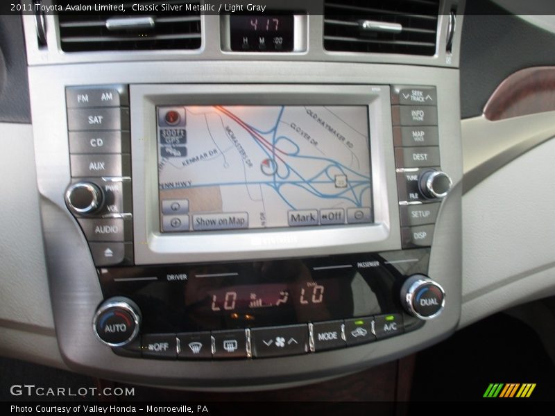 Classic Silver Metallic / Light Gray 2011 Toyota Avalon Limited