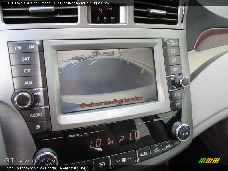Classic Silver Metallic / Light Gray 2011 Toyota Avalon Limited