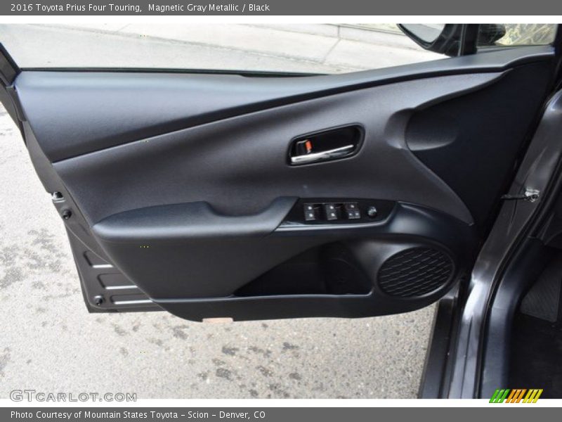Magnetic Gray Metallic / Black 2016 Toyota Prius Four Touring