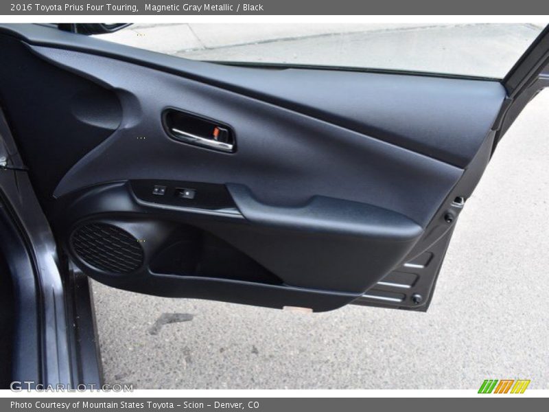 Magnetic Gray Metallic / Black 2016 Toyota Prius Four Touring