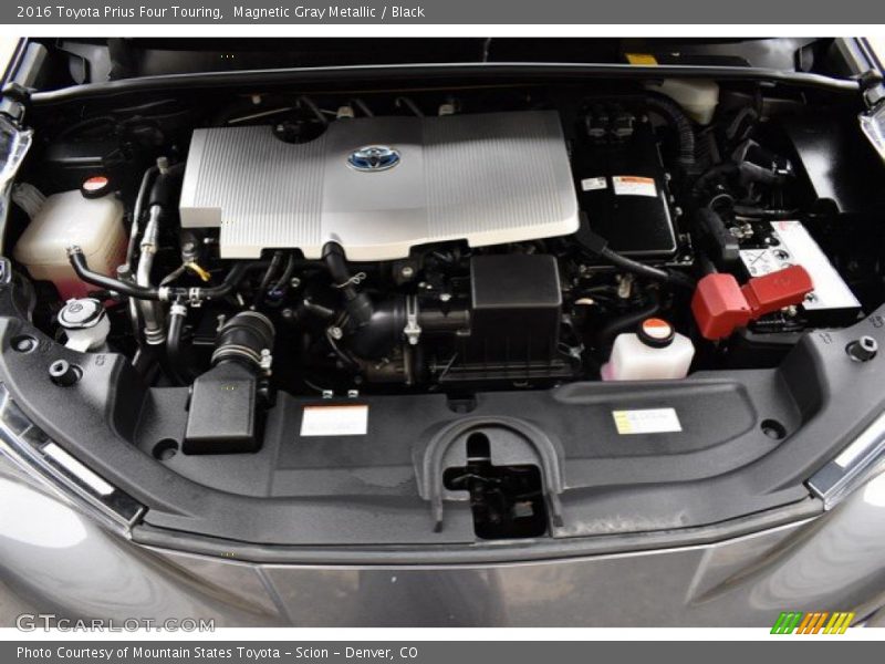 Magnetic Gray Metallic / Black 2016 Toyota Prius Four Touring