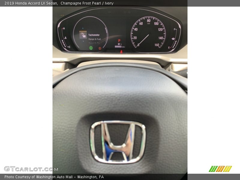 Champagne Frost Pearl / Ivory 2019 Honda Accord LX Sedan