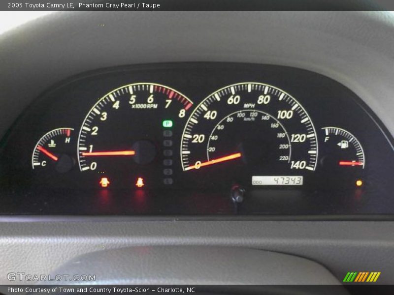 Phantom Gray Pearl / Taupe 2005 Toyota Camry LE