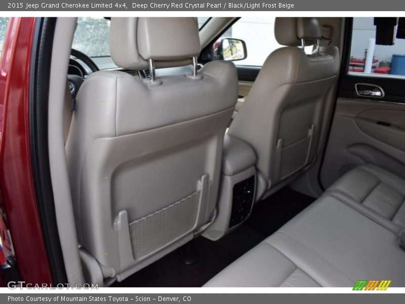 Deep Cherry Red Crystal Pearl / Black/Light Frost Beige 2015 Jeep Grand Cherokee Limited 4x4