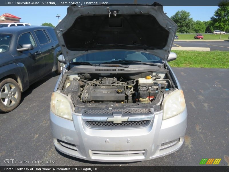 Cosmic Silver / Charcoal Black 2007 Chevrolet Aveo LS Sedan