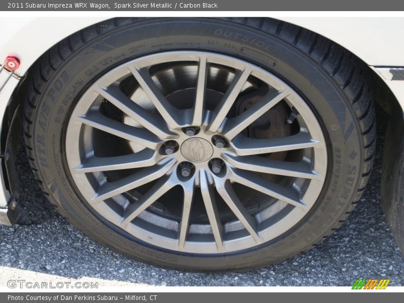 Spark Silver Metallic / Carbon Black 2011 Subaru Impreza WRX Wagon