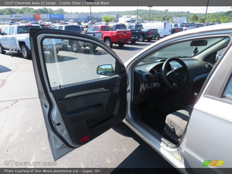 Cosmic Silver / Charcoal Black 2007 Chevrolet Aveo LS Sedan