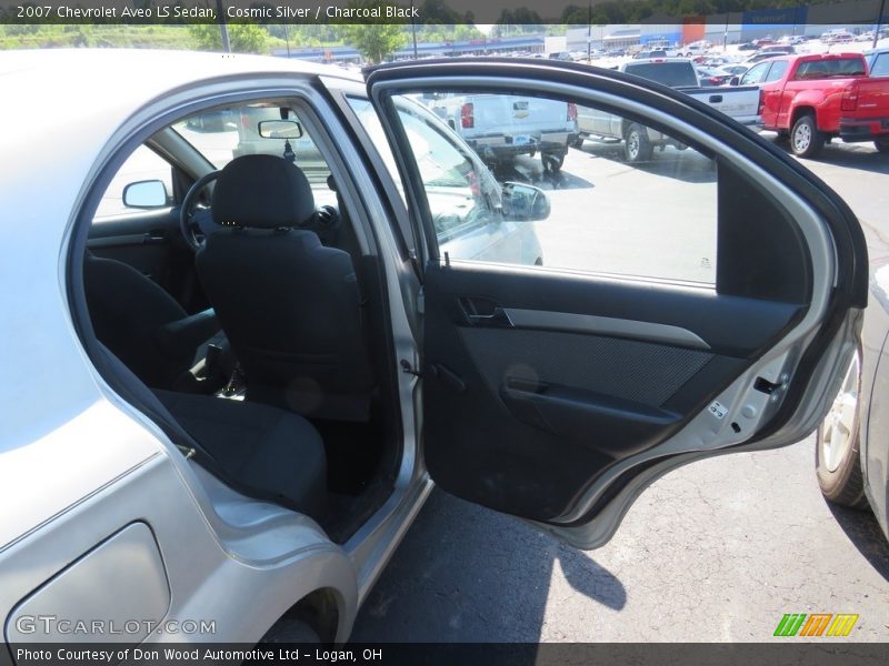 Cosmic Silver / Charcoal Black 2007 Chevrolet Aveo LS Sedan