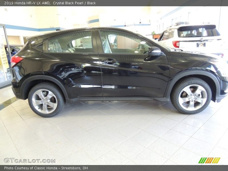 Crystal Black Pearl / Black 2019 Honda HR-V LX AWD