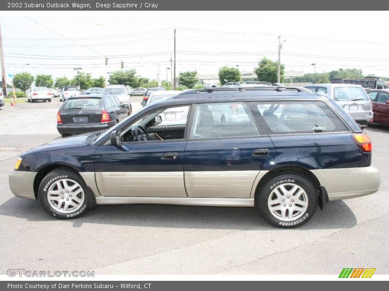 Deep Sapphire / Gray 2002 Subaru Outback Wagon