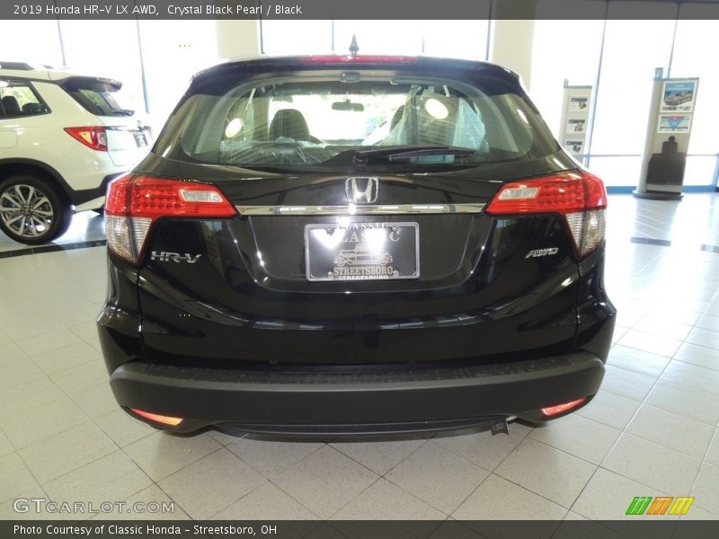 Crystal Black Pearl / Black 2019 Honda HR-V LX AWD