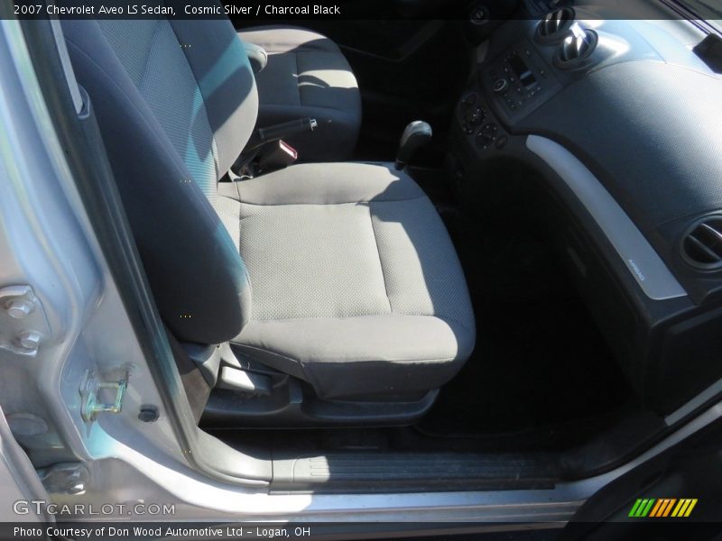 Cosmic Silver / Charcoal Black 2007 Chevrolet Aveo LS Sedan