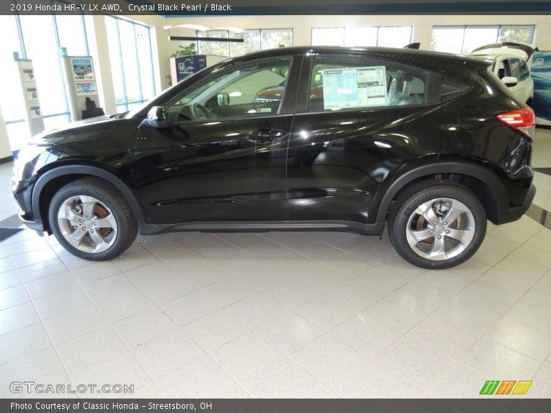 Crystal Black Pearl / Black 2019 Honda HR-V LX AWD