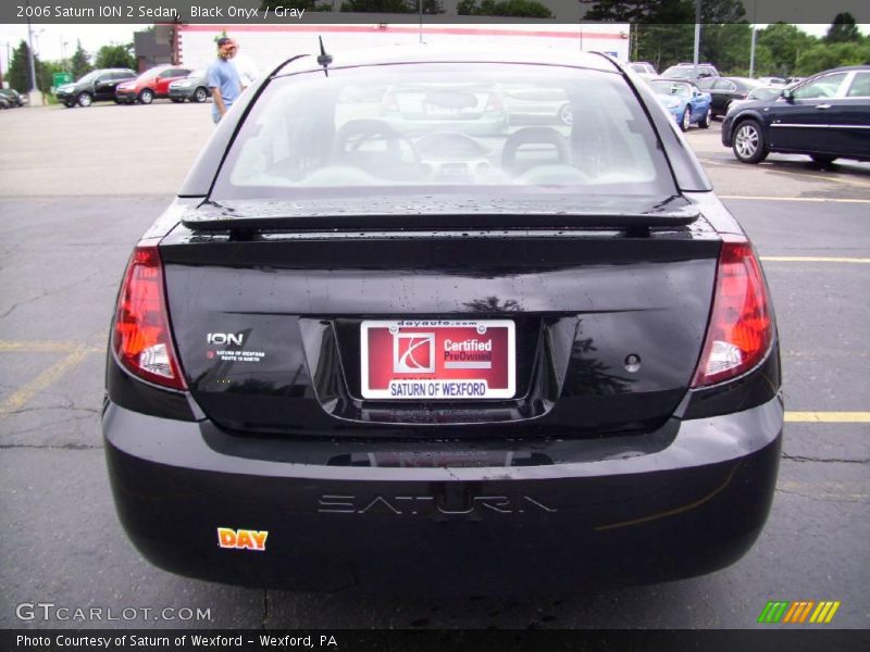 Black Onyx / Gray 2006 Saturn ION 2 Sedan