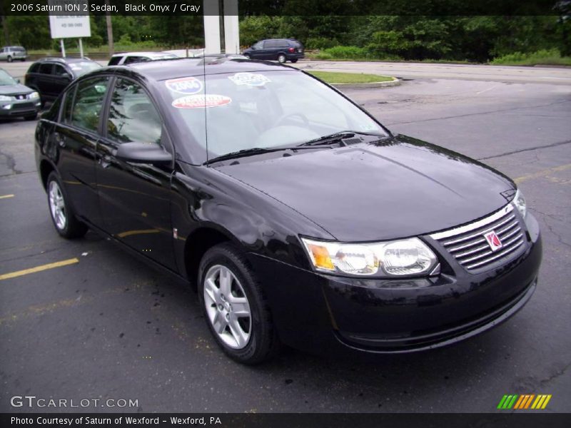 Black Onyx / Gray 2006 Saturn ION 2 Sedan