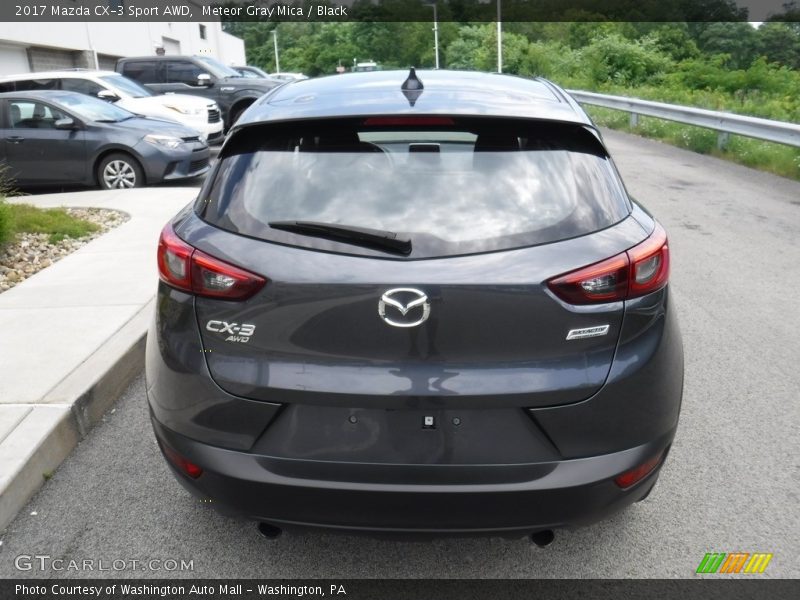 Meteor Gray Mica / Black 2017 Mazda CX-3 Sport AWD