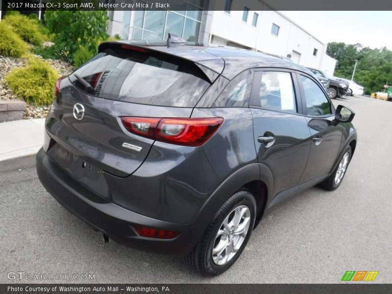 Meteor Gray Mica / Black 2017 Mazda CX-3 Sport AWD