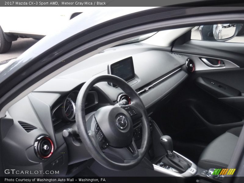 Meteor Gray Mica / Black 2017 Mazda CX-3 Sport AWD