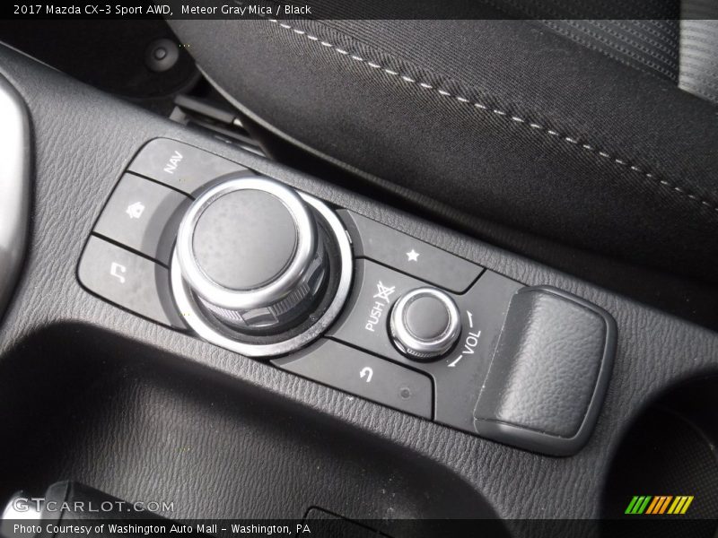 Meteor Gray Mica / Black 2017 Mazda CX-3 Sport AWD