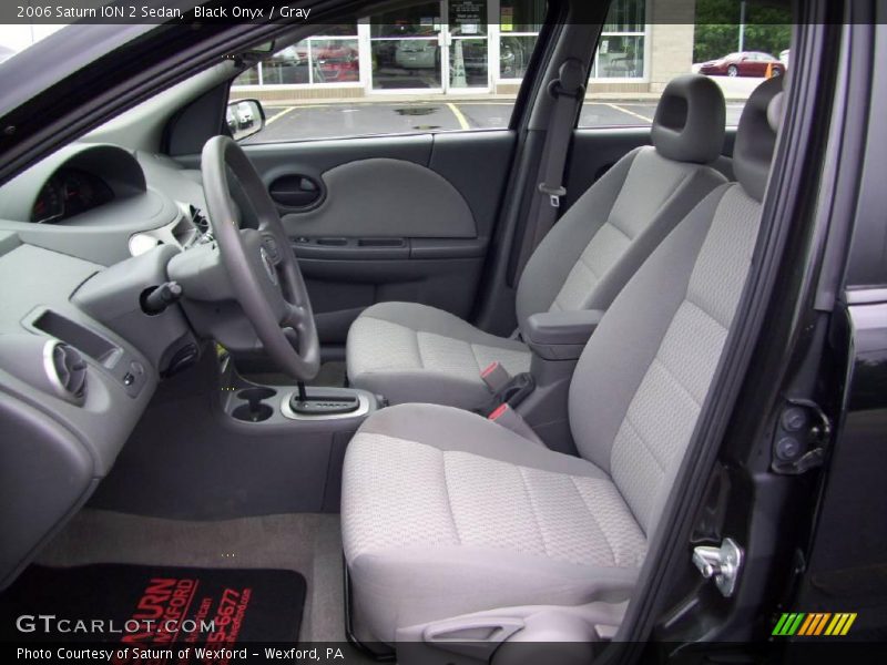 Black Onyx / Gray 2006 Saturn ION 2 Sedan