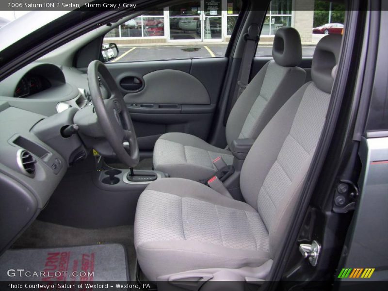 Storm Gray / Gray 2006 Saturn ION 2 Sedan