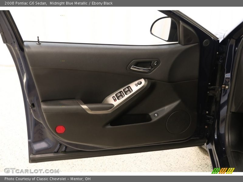 Midnight Blue Metallic / Ebony Black 2008 Pontiac G6 Sedan