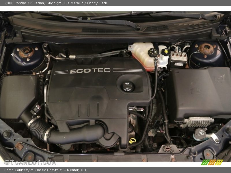 Midnight Blue Metallic / Ebony Black 2008 Pontiac G6 Sedan