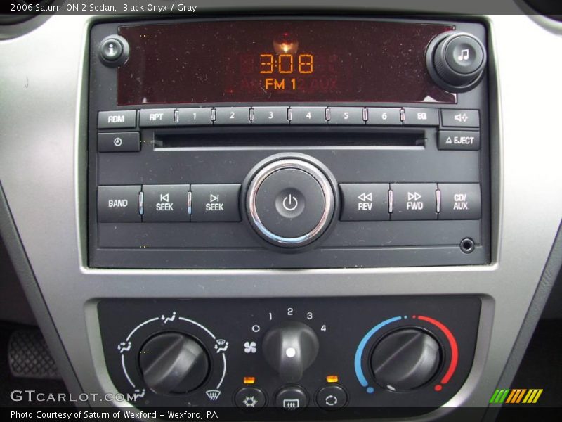 Black Onyx / Gray 2006 Saturn ION 2 Sedan