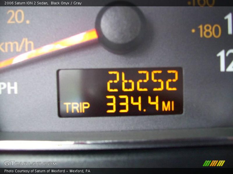 Black Onyx / Gray 2006 Saturn ION 2 Sedan