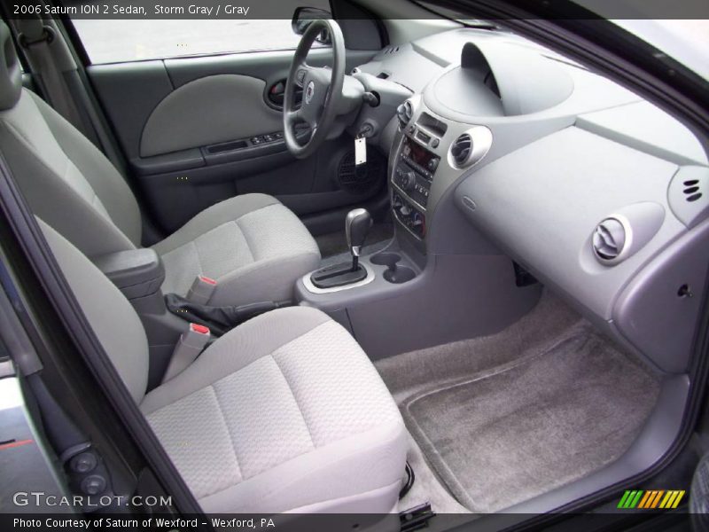 Storm Gray / Gray 2006 Saturn ION 2 Sedan