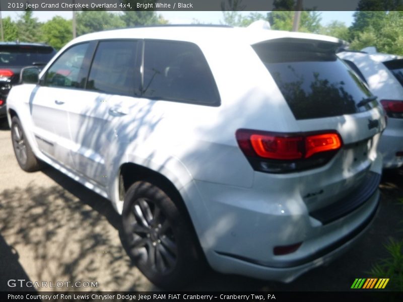 Bright White / Black 2019 Jeep Grand Cherokee Overland 4x4