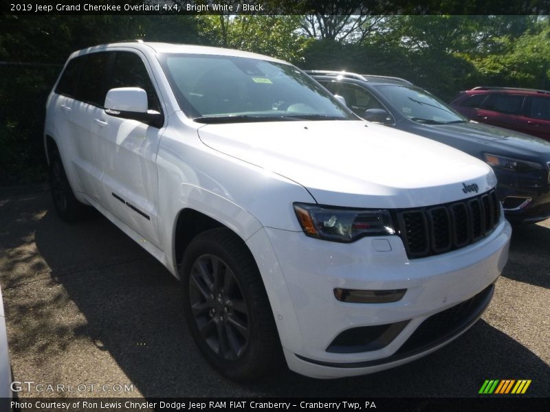 Bright White / Black 2019 Jeep Grand Cherokee Overland 4x4