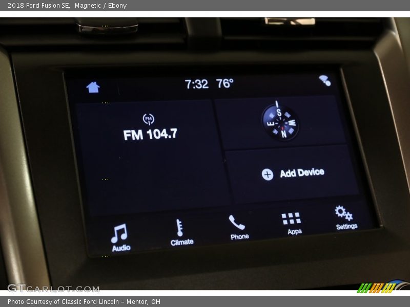 Magnetic / Ebony 2018 Ford Fusion SE