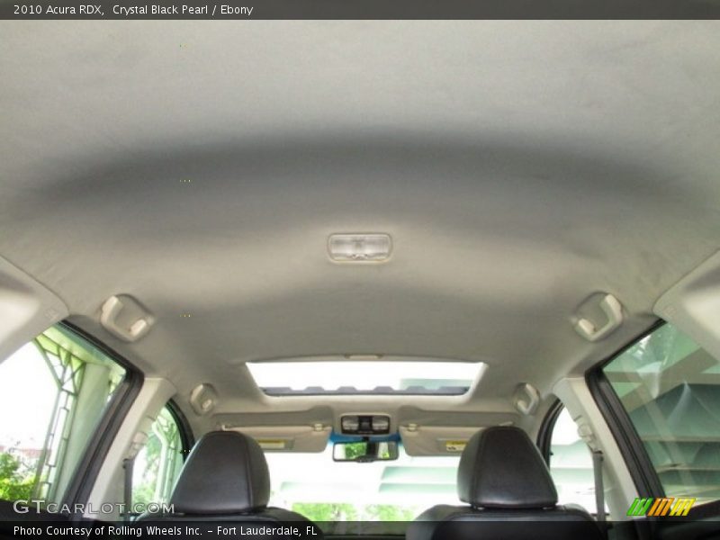 Crystal Black Pearl / Ebony 2010 Acura RDX