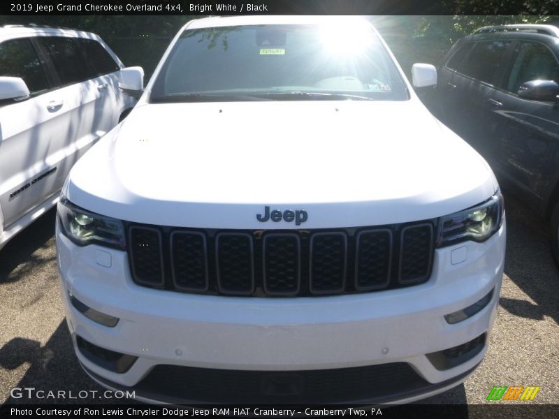 Bright White / Black 2019 Jeep Grand Cherokee Overland 4x4
