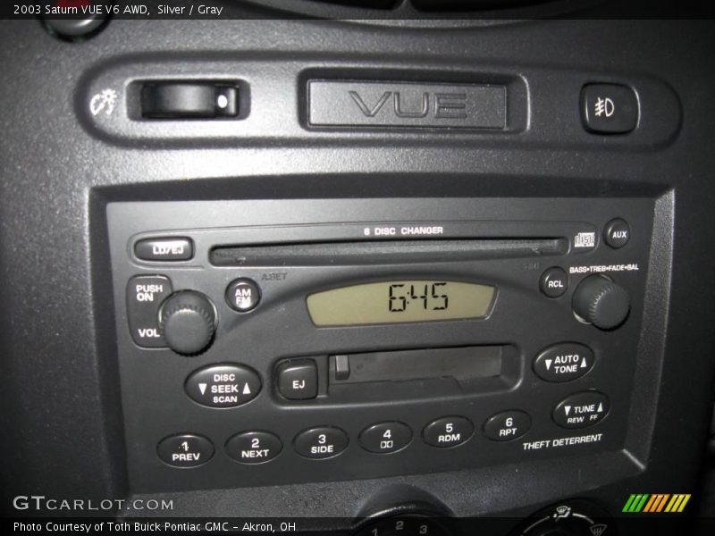Silver / Gray 2003 Saturn VUE V6 AWD