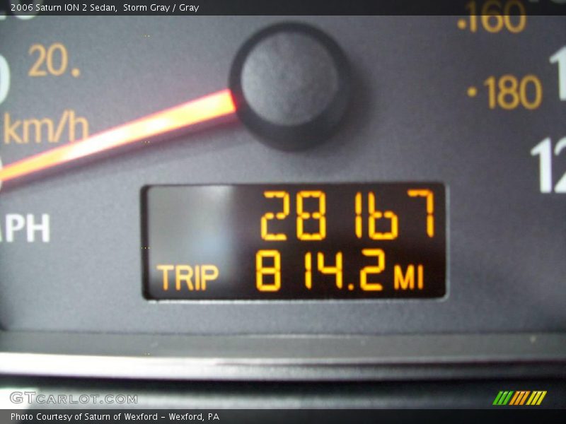 Storm Gray / Gray 2006 Saturn ION 2 Sedan