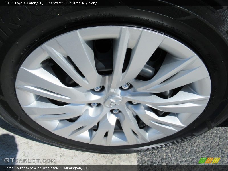 Clearwater Blue Metallic / Ivory 2014 Toyota Camry LE