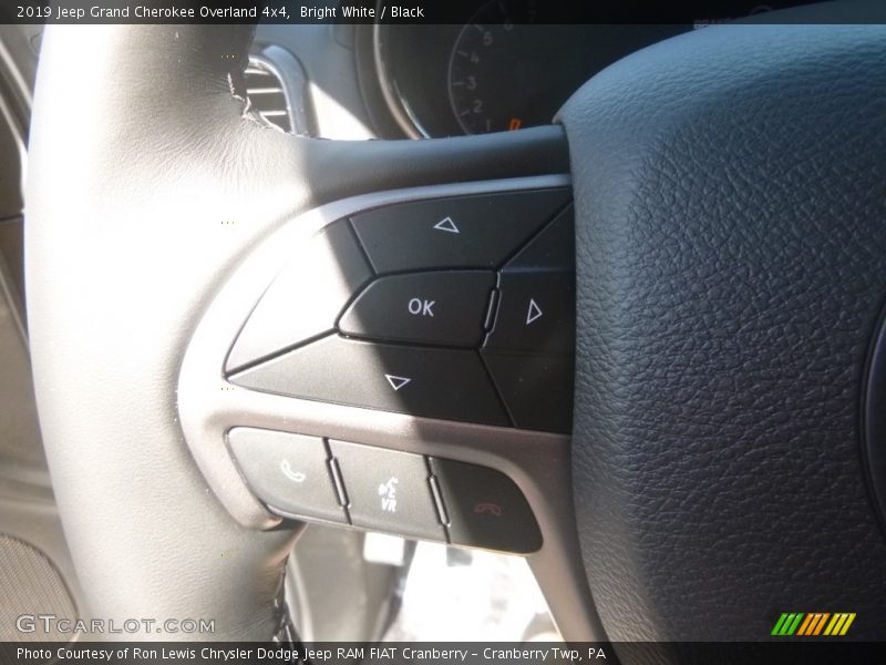 Bright White / Black 2019 Jeep Grand Cherokee Overland 4x4