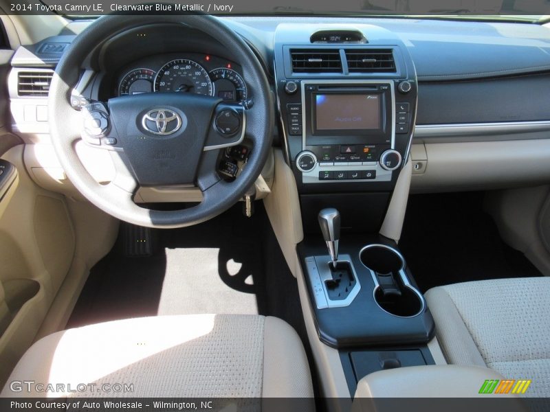 Clearwater Blue Metallic / Ivory 2014 Toyota Camry LE