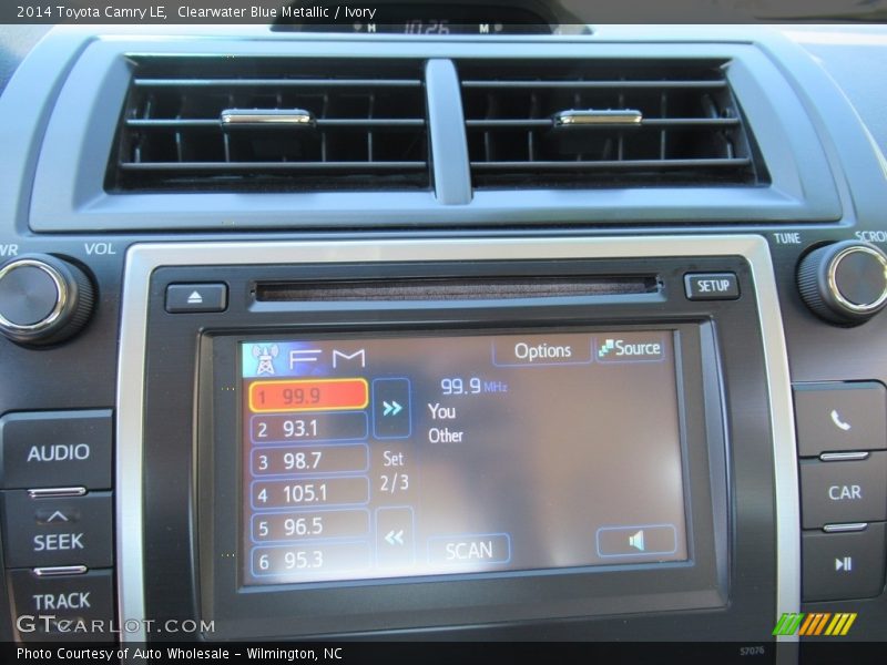 Clearwater Blue Metallic / Ivory 2014 Toyota Camry LE
