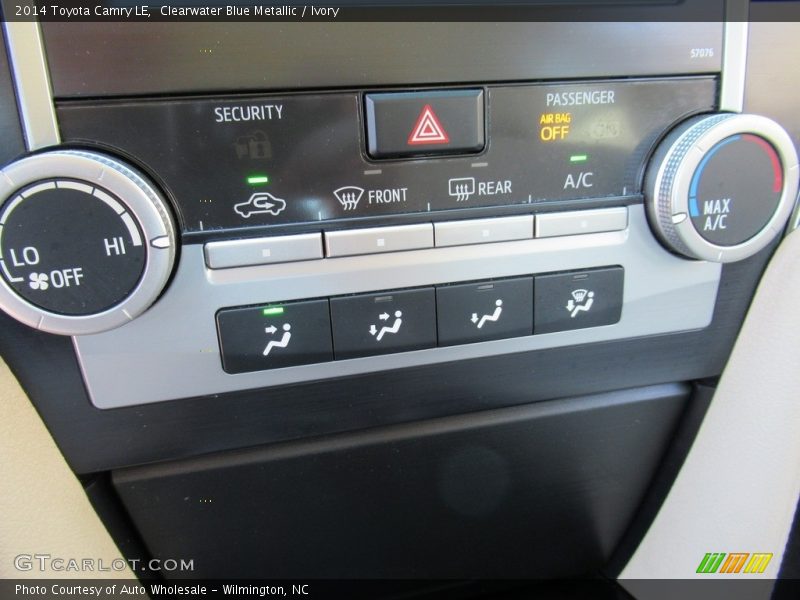 Clearwater Blue Metallic / Ivory 2014 Toyota Camry LE