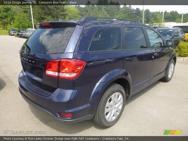Contusion Blue Pearl / Black 2019 Dodge Journey SE
