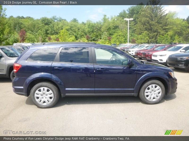 Contusion Blue Pearl / Black 2019 Dodge Journey SE