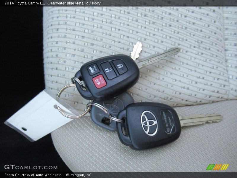 Clearwater Blue Metallic / Ivory 2014 Toyota Camry LE